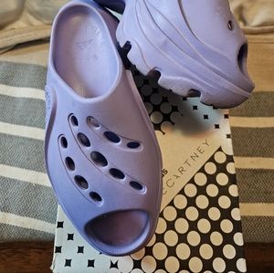 Adidas x Stella McCartney Purple Sculpted Clogs Women’s 7